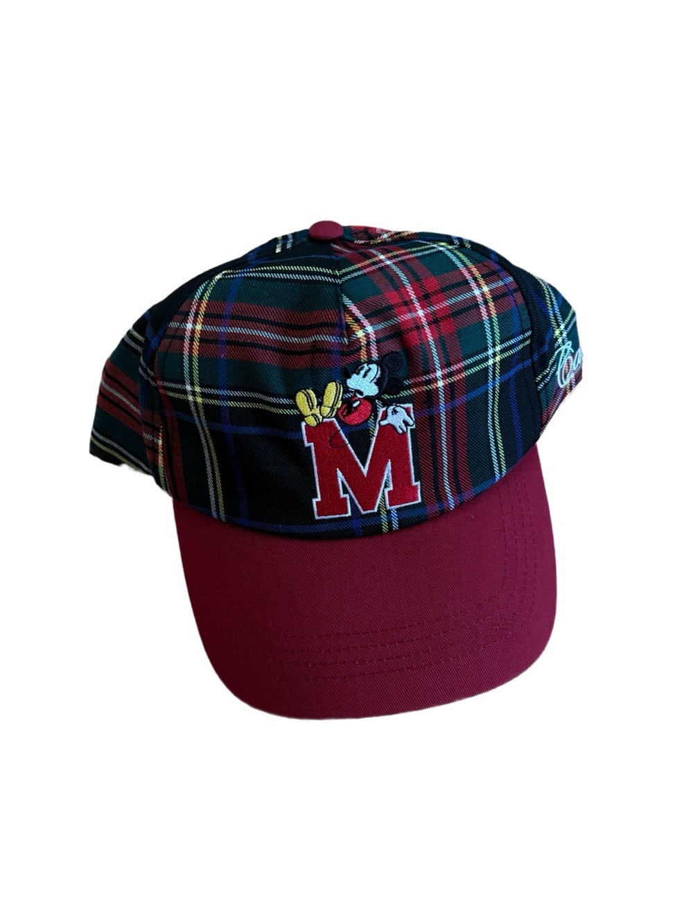 Carre x Culture Kings x Disney Mickey & Friends plaid snapback cap